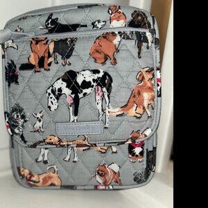 Vera Bradley Mini Hipster Dog Show Print Crossbody purse
